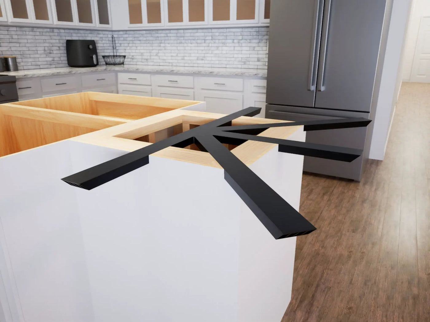The Original™ Industrial 1 inch Custom Support Bracket by The Original Granite Bracket