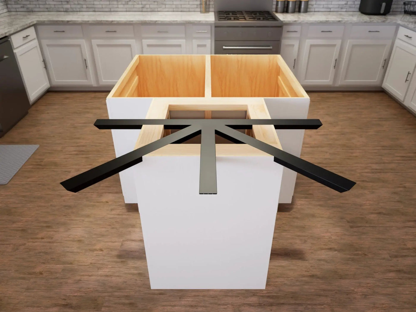 The Original™ Industrial 1 inch Custom Support Bracket by The Original Granite Bracket