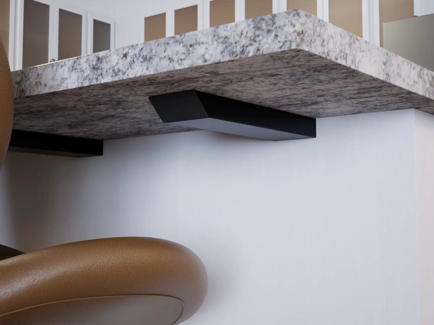 Industrial 1 inch Double Sided Island Support Bracket by The Original Granite Bracket
