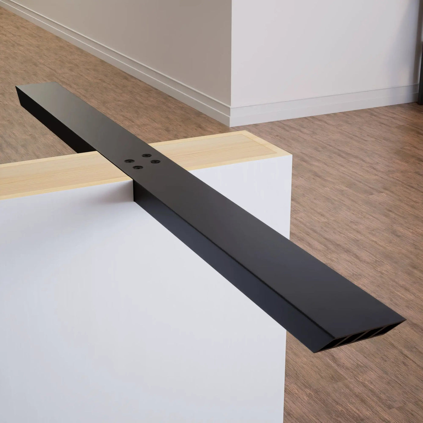 Industrial 1 inch Flat Wall Countertop Support Bracket by The Original Granite Bracket