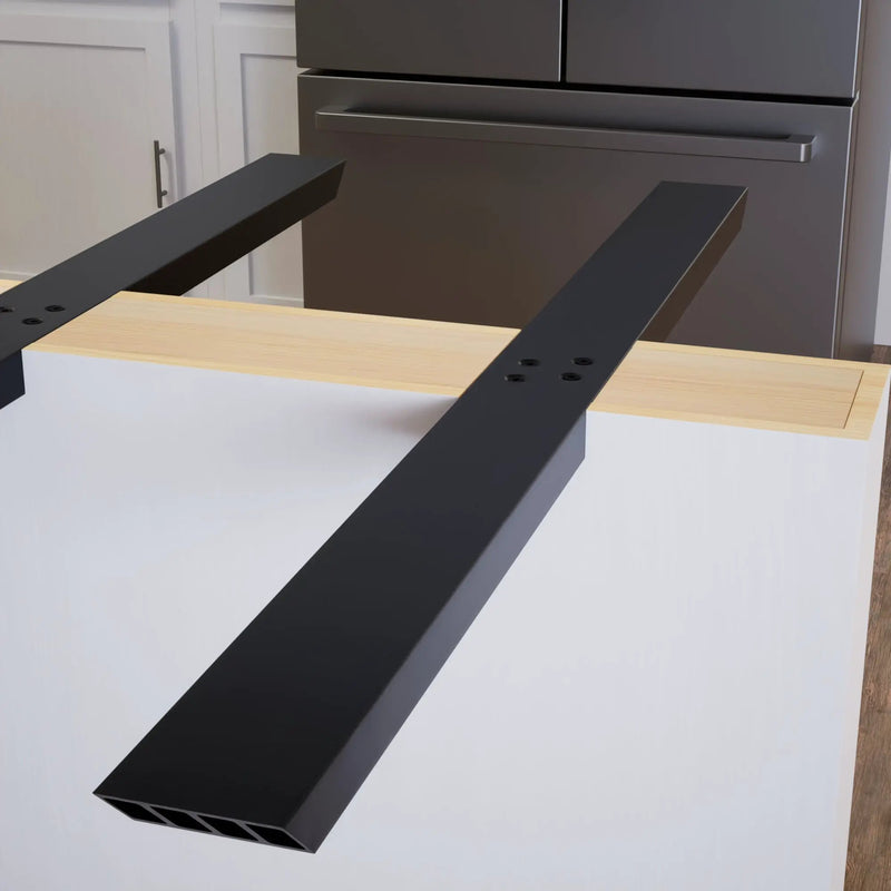 Industrial 1 inch Flat Wall Countertop Support Bracket by The Original Granite Bracket