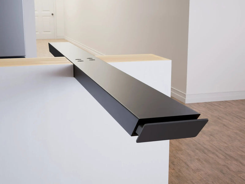 Industrial 1 inch Flat Wall Countertop Support Bracket by The Original Granite Bracket