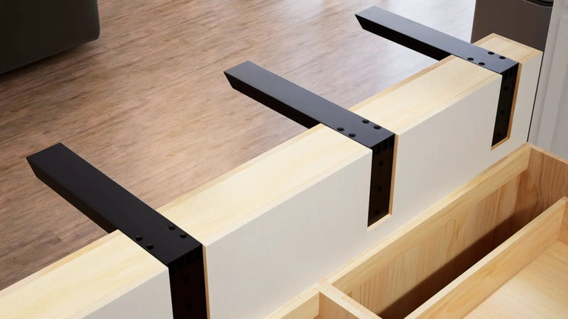 Industrial 1 inch L Bracket Countertop Support® by The Original Granite Bracket