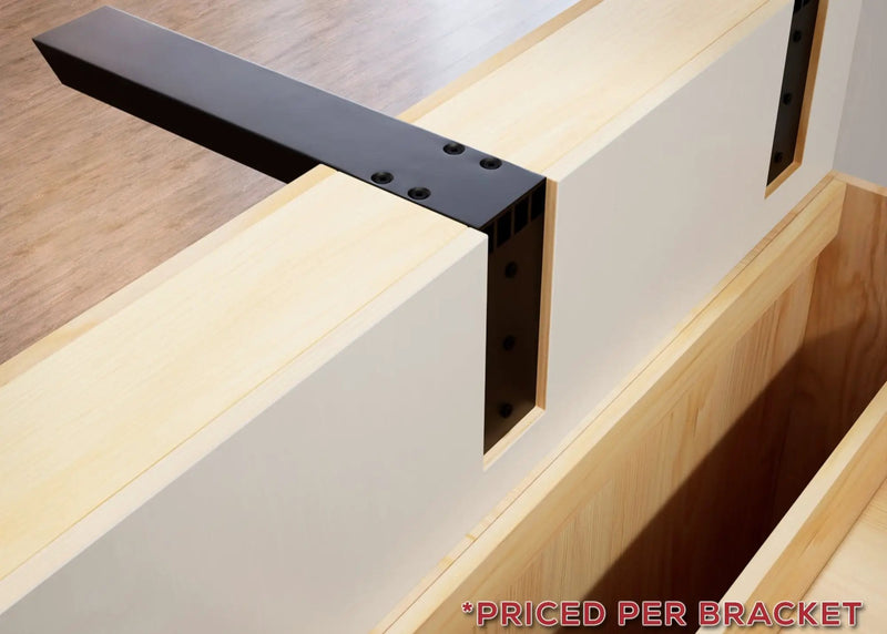 Industrial 1 inch L Bracket Countertop Support® by The Original Granite Bracket