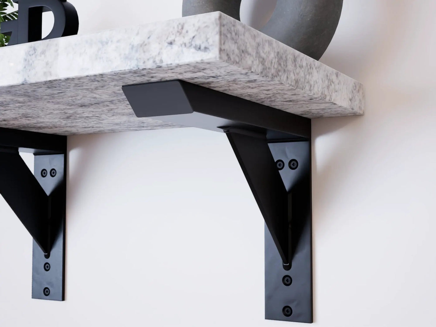 Industrial 1 inch Large Shelf Bracket® by The Original Granite Bracket