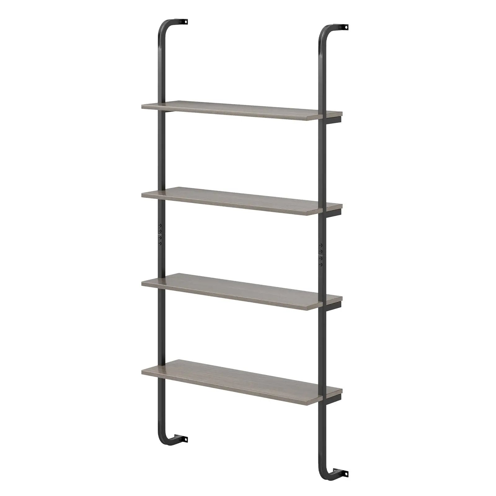 4-Tier Industrial Pipe Shelving with Metal Frame for Living Room Kitchen by DirectDeals