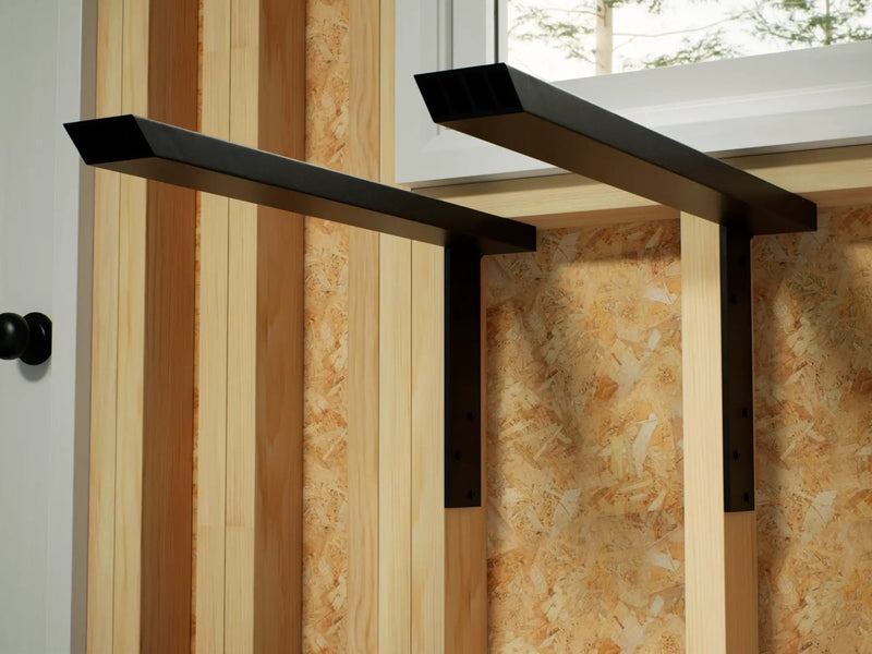 Industrial 1 inch Side Wall Free Hanging Shelf Bracket by The Original Granite Bracket