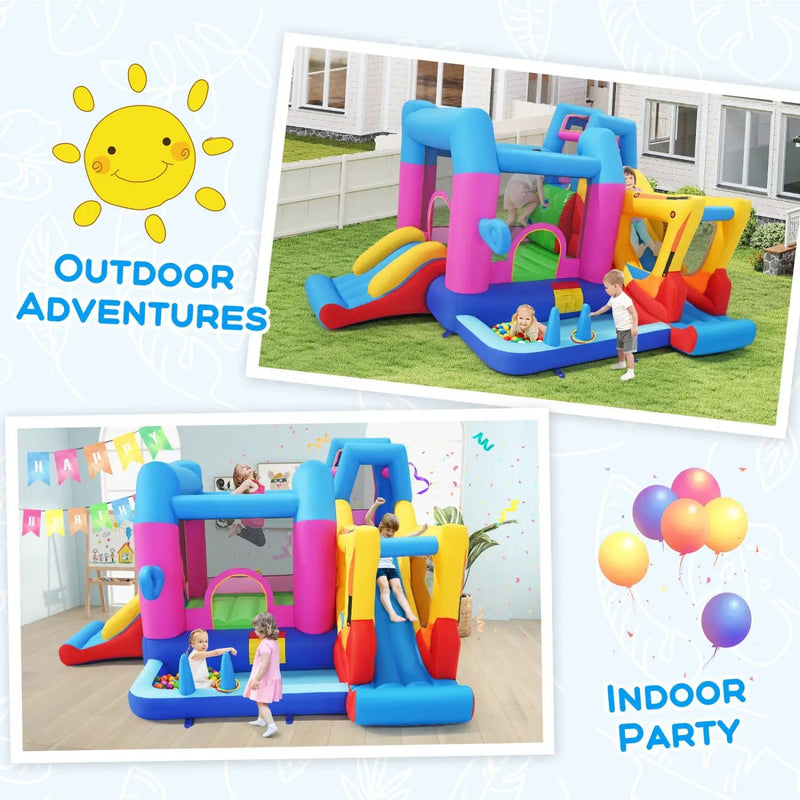 Inflatable Bounce House 8-in by DirectDeals