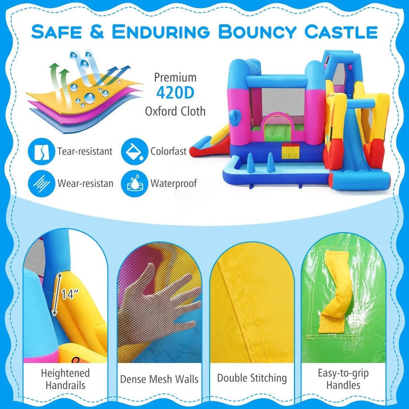 Inflatable Bounce House 8-in by DirectDeals