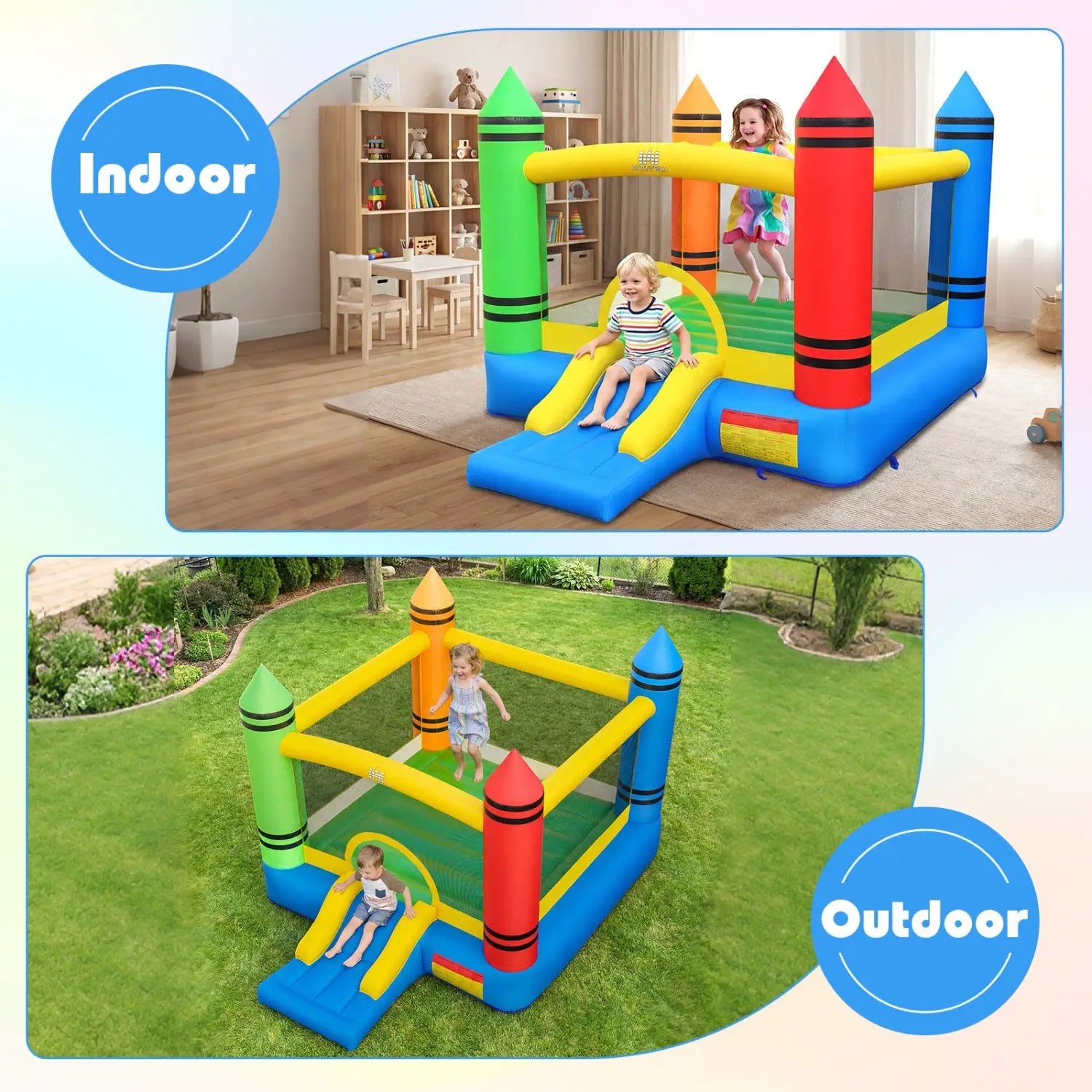 Inflatable Bounce House 2-in by DirectDeals