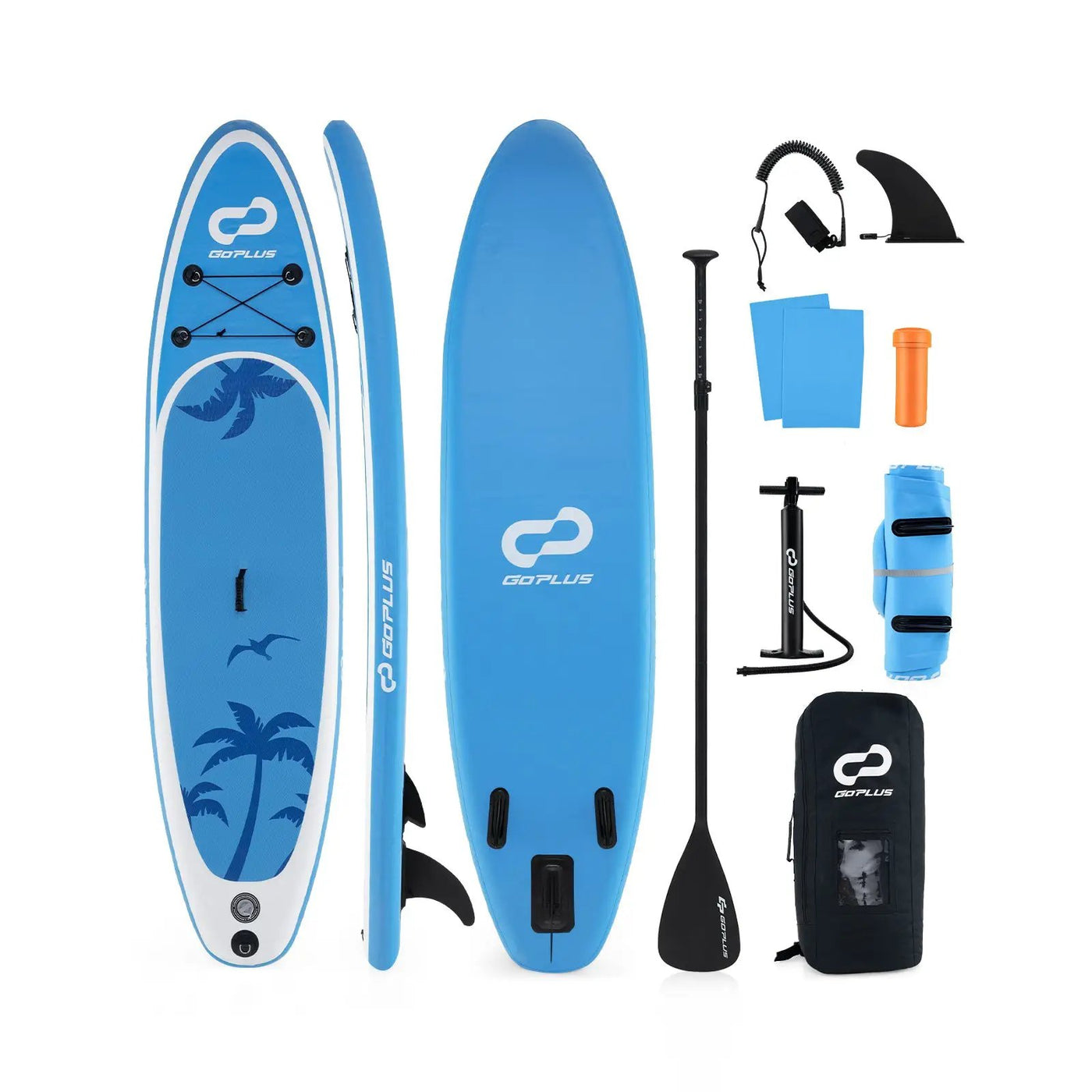 Inflatable Stand Up Paddle Board with Premium SUP Accessories by DirectDeals