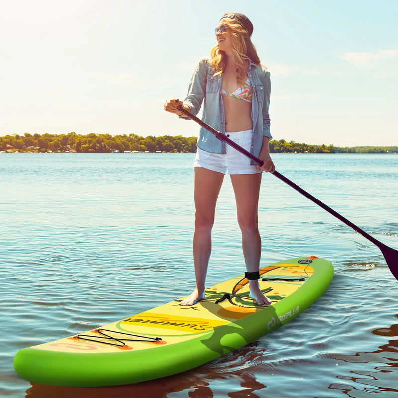 Inflatable Stand up Paddle Board iSUP Board Accessories with 3 Fins by DirectDeals