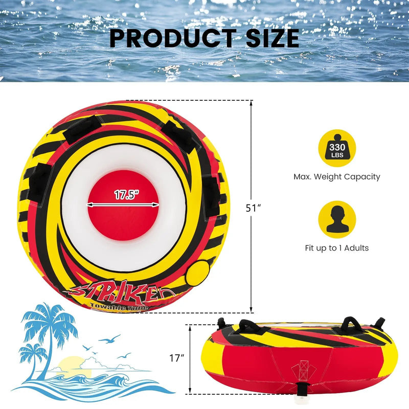 Inflatable Towable Tubes for Boating Water Sport by DirectDeals
