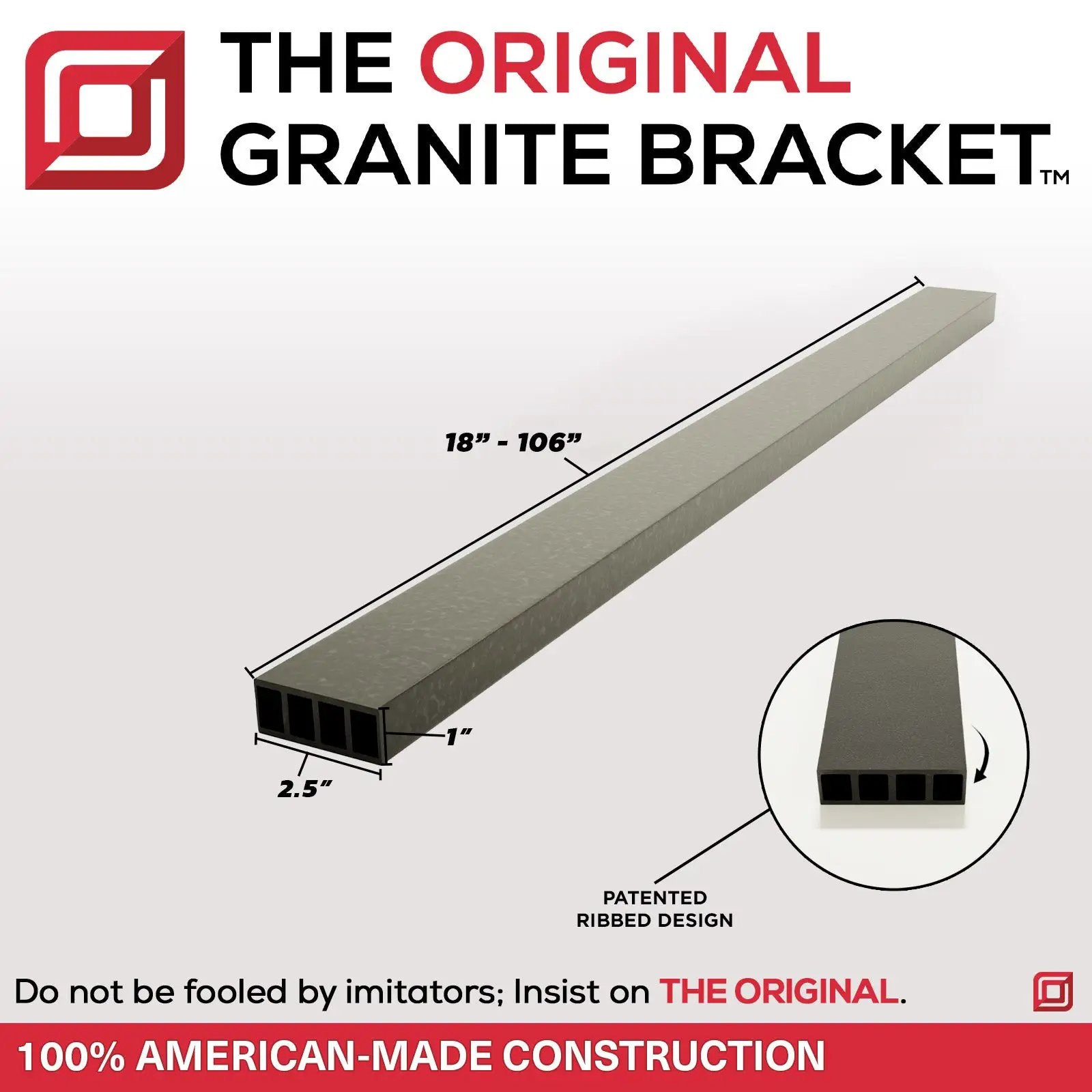 The Original™ Bridge Bracket by The Original Granite Bracket