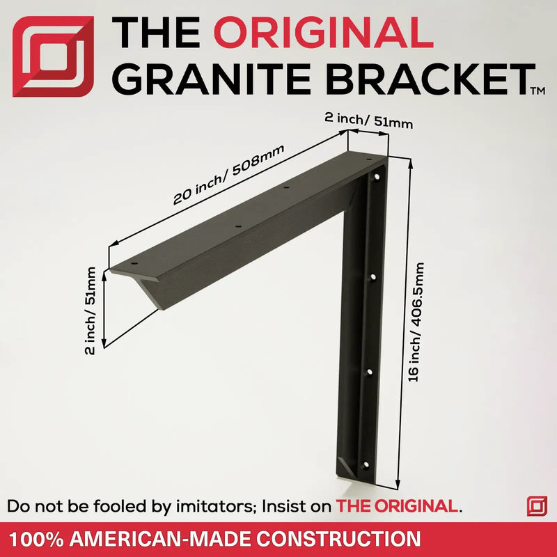 The Original™ Heavy-Duty Utility Bracket by The Original Granite Bracket