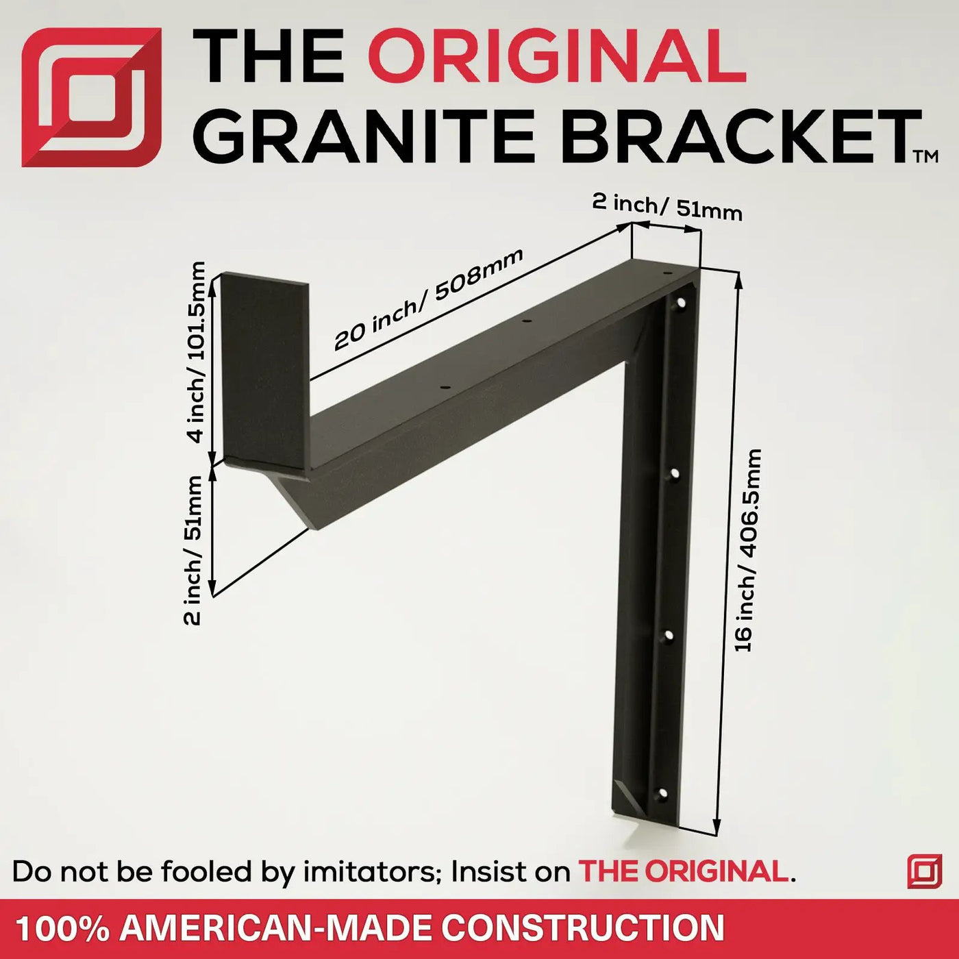 The Original™ Heavy-Duty Utility Rack by The Original Granite Bracket
