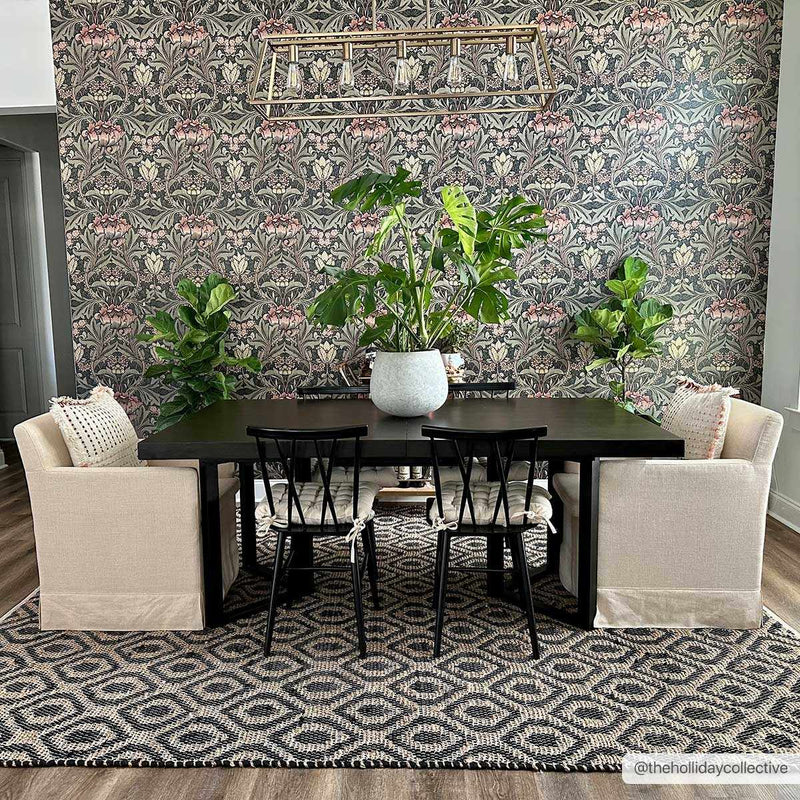 Isaye Charcoal Area Rug - Clearance by Boutique Rugs