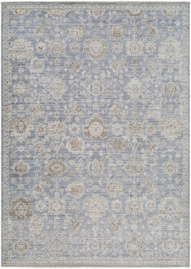 Urara Blue Area Rug by Boutique Rugs