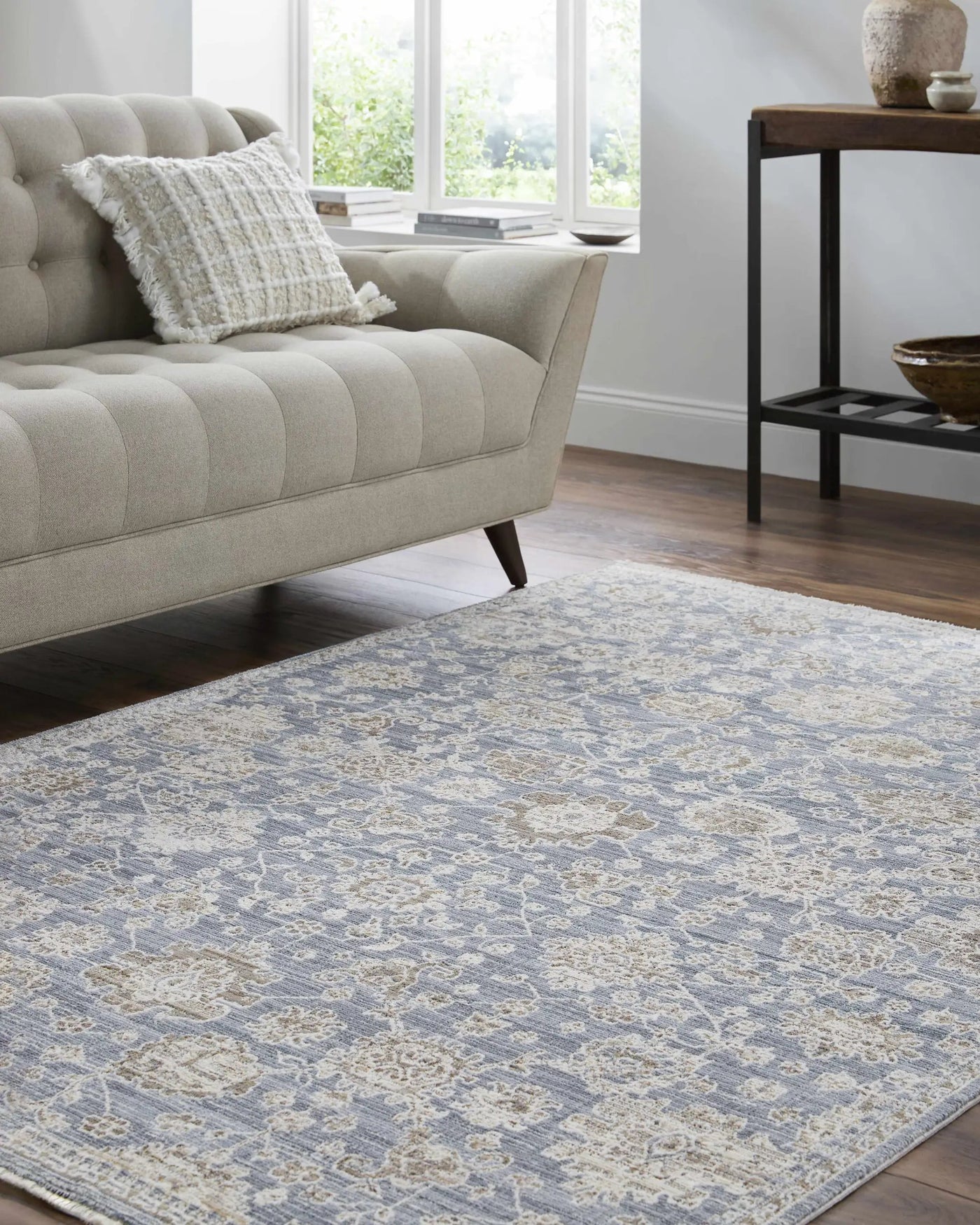 Urara Blue Area Rug by Boutique Rugs