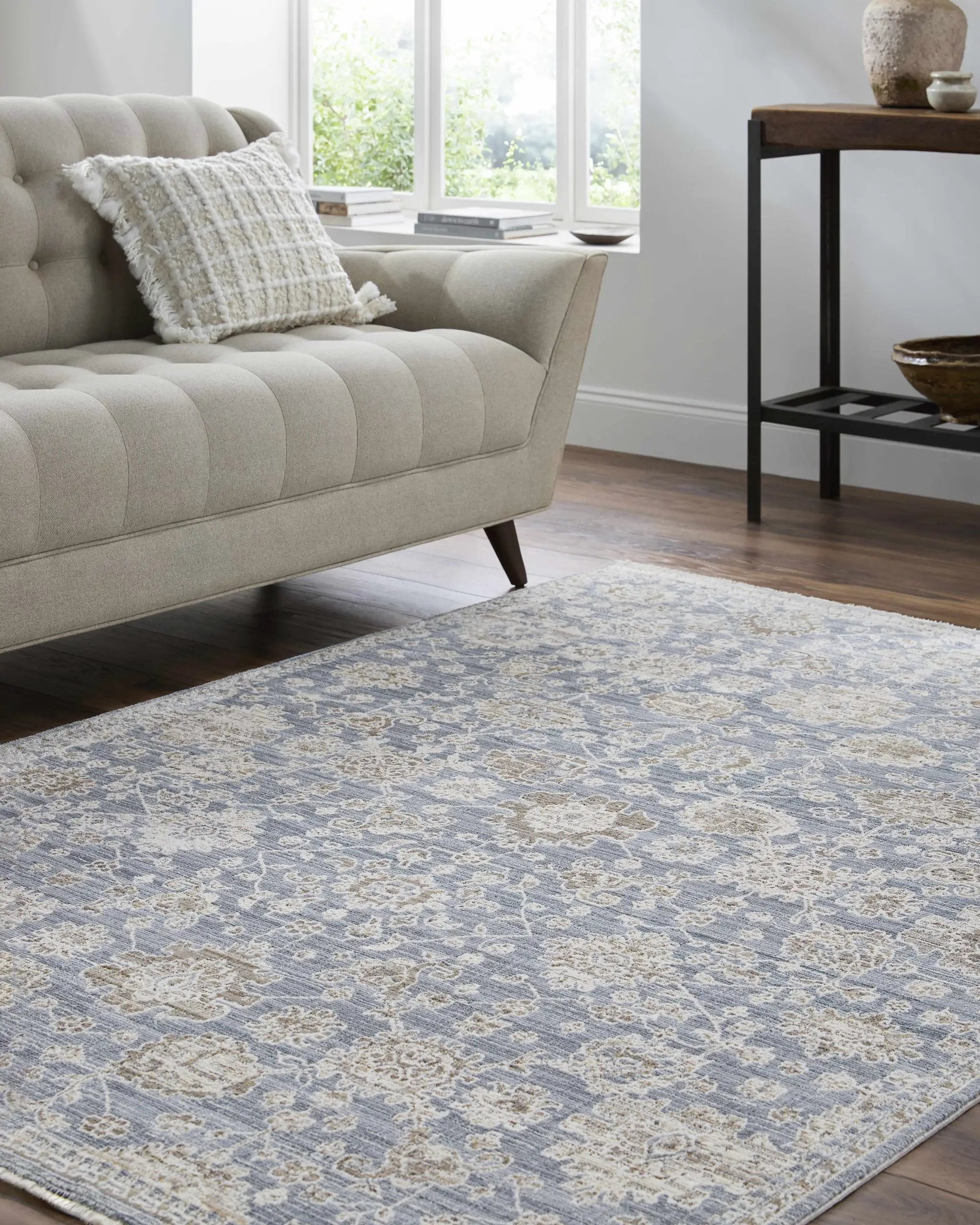 Urara Blue Area Rug by Boutique Rugs