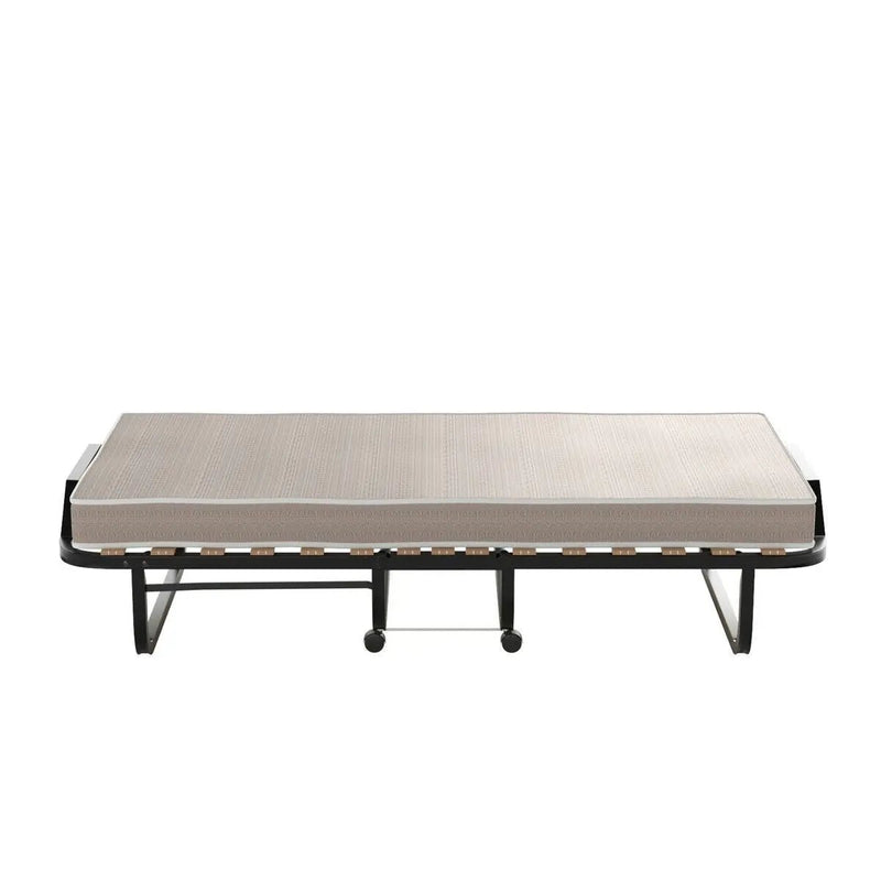 Rollaway Bed with Casters Wheels and Folding Memory Foam Mattress by HomePacific