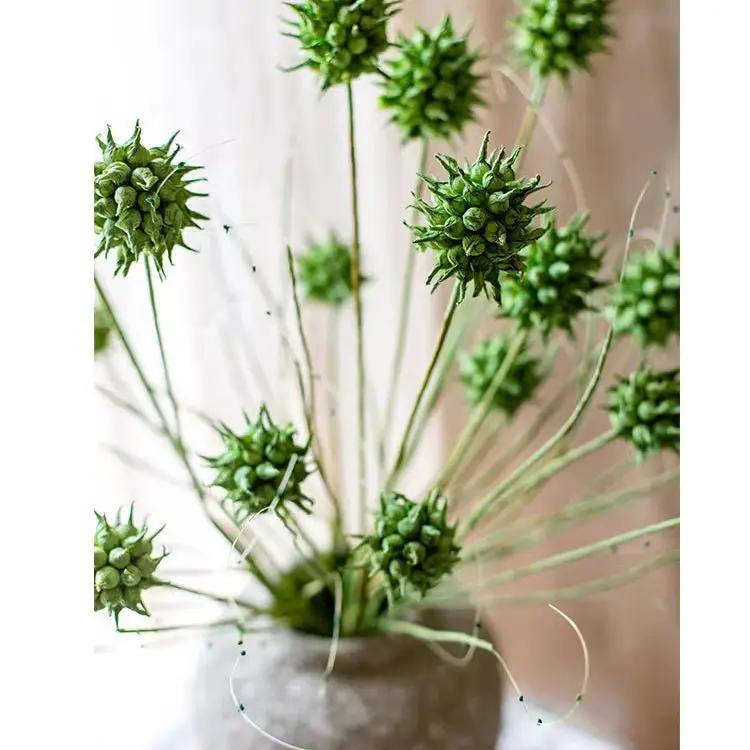 Faux Thistle Seed Pod Stem 33" Tall by RusticReach