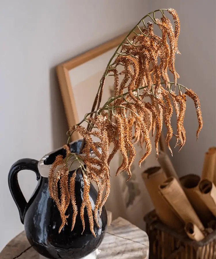 Artificial Amaranth Stem 23.6" Tall by RusticReach