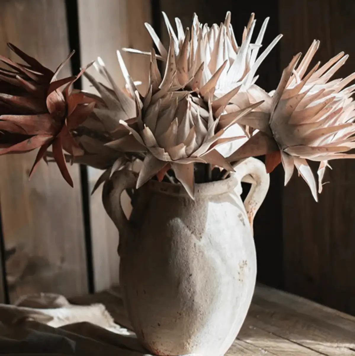Artificial Artichoke Stem in Various Colors 37" Tall by RusticReach