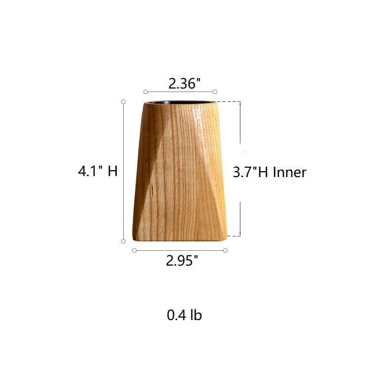 Ash Wood Desktop Pen Holder by RusticReach