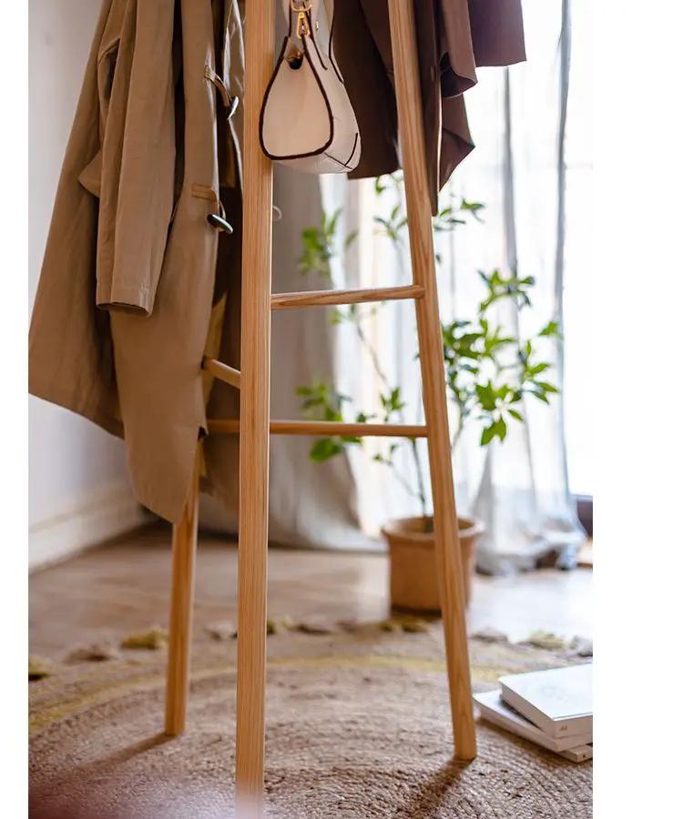 Ash Wood Coat Rack Solid Wood Rack by RusticReach