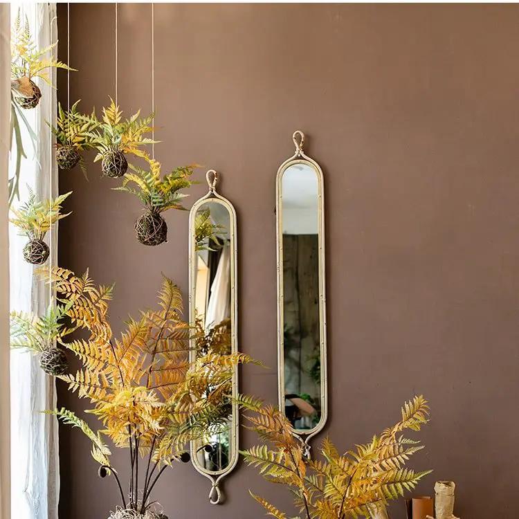 Artificial Fern Ball Faux Plant Fall Color by RusticReach