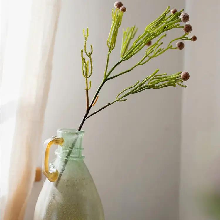 Artificial Berzelia Fruit Stem 24" Tall Faux by RusticReach