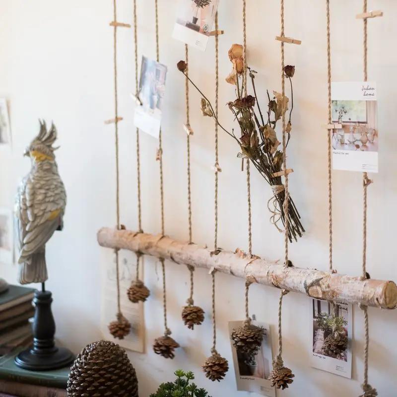Birch Wood Photo Wall Hanger by RusticReach