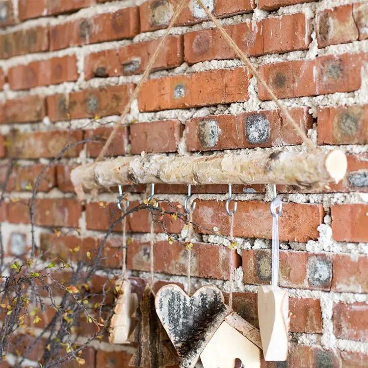Birch Wood Craft Wall Hanger by RusticReach