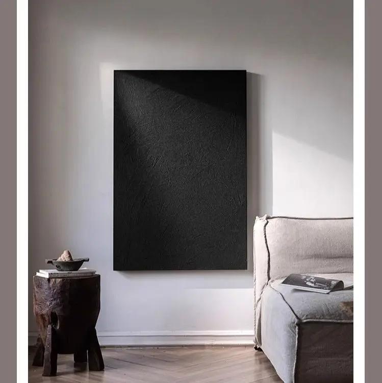 Black Textured Wall Art by RusticReach