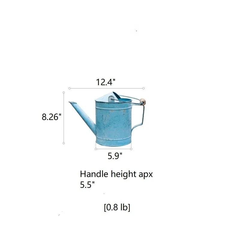Blue Metal Rustic Watering Can by RusticReach