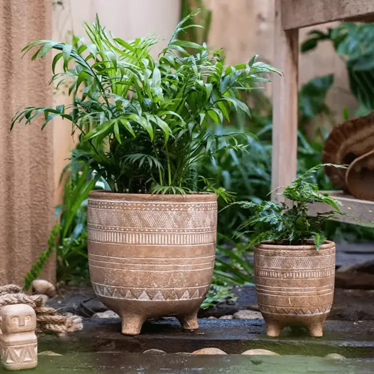 Bohemian Red Clay Planter by RusticReach