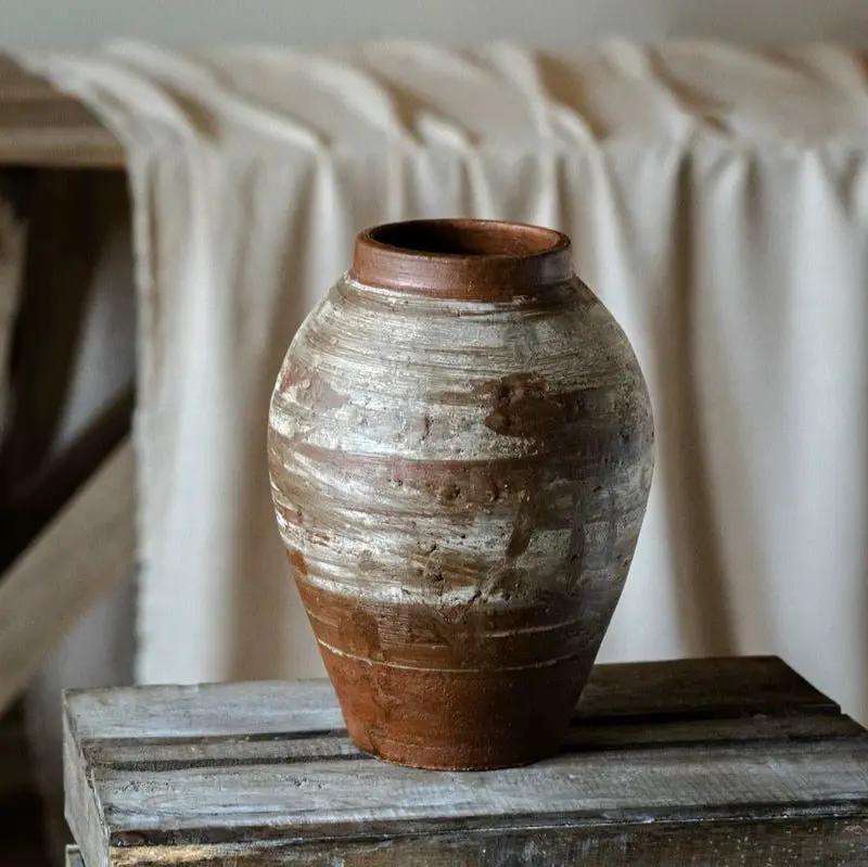 Restoration Brown Clay Pot by RusticReach
