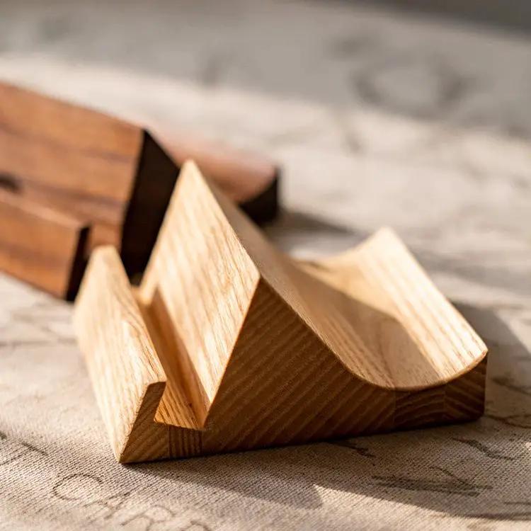 Solid Wood Cellphone Stand Desktop Stand by RusticReach