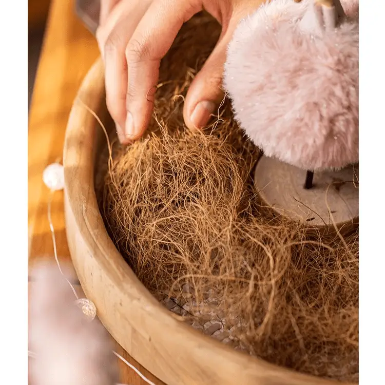 Coconut Fiber Pot Soil Surface Decoration Padding Material Set of 3 by RusticReach