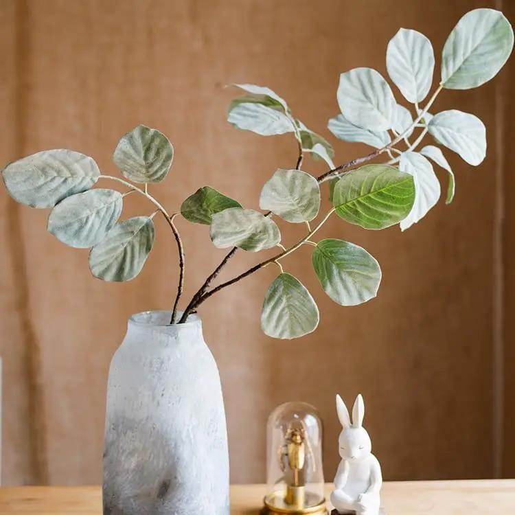 Artificial Faux Large Dans Leaf Stem Plant by RusticReach
