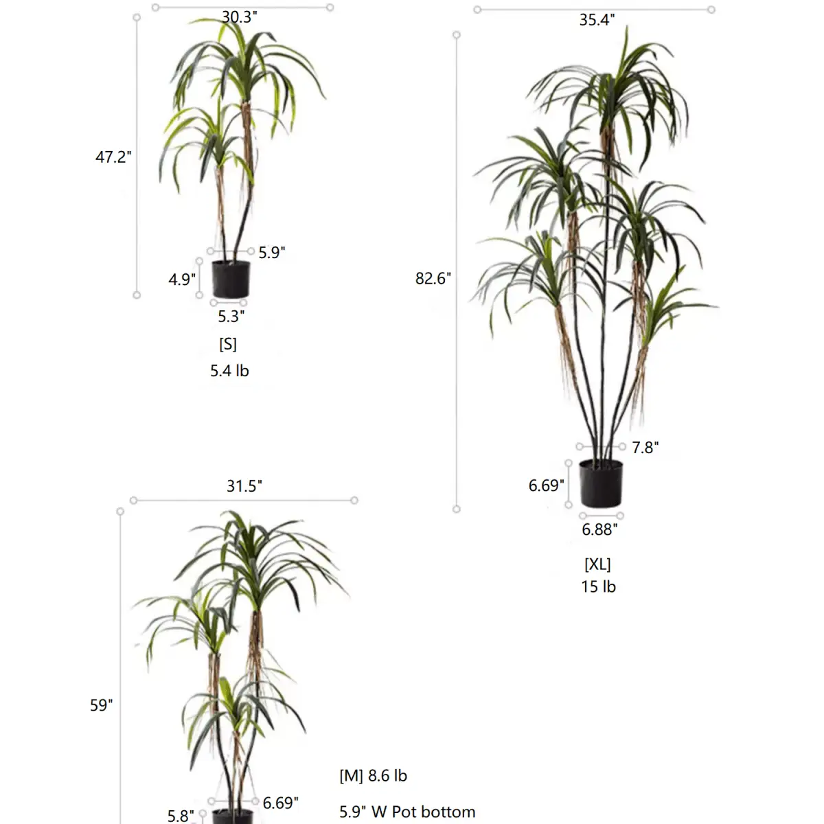 Artificial Dracaena Tree by RusticReach