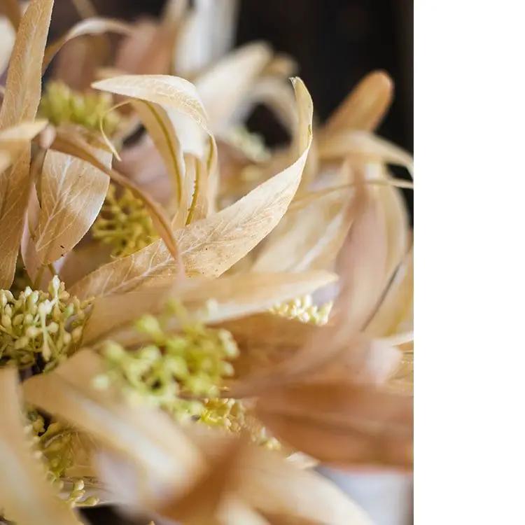 Silk Long Eucalyptus Leaf Bunch in Natural Faux by RusticReach