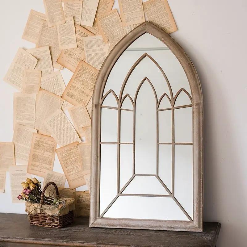 Rustic French Art Mirror by RusticReach