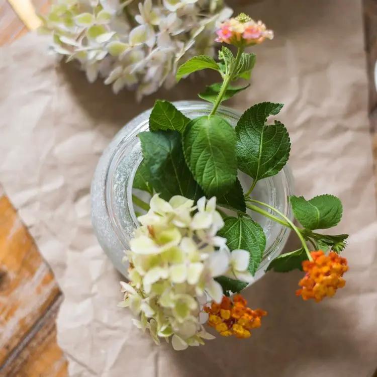 Hand Blown Glass Foggy Glass Vase by RusticReach