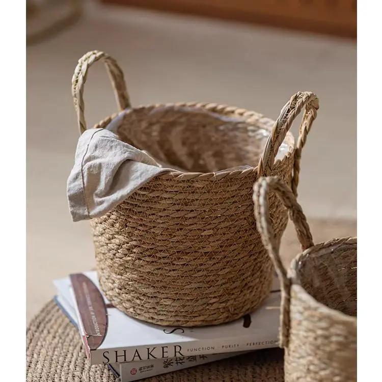 French Country Woven Planter Basket by RusticReach