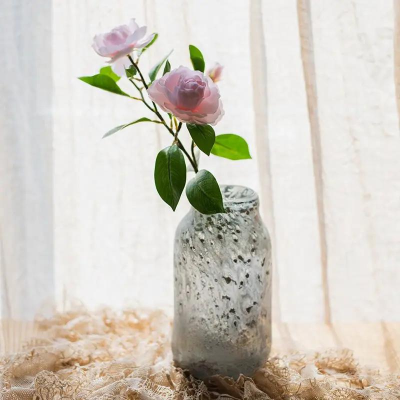 Faux Silk Gardenia Flower Stem 22" Tall by RusticReach