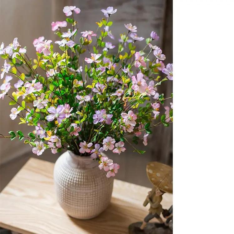 Silk Faux Gaura Flower Stem in Pink or Purple 20" Tall by RusticReach