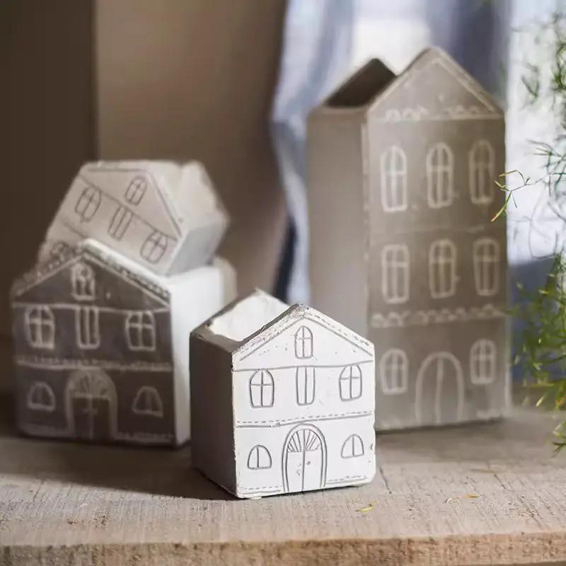 TinyHome Clay Planters by RusticReach