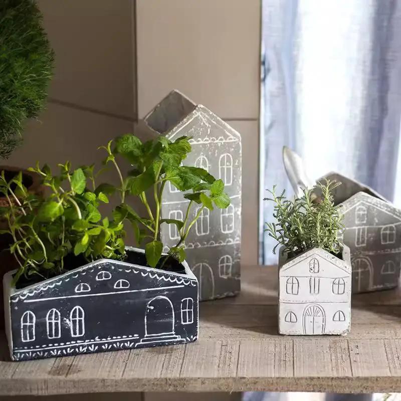 TinyHome Clay Planters by RusticReach